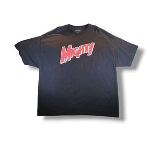 Mighty Healthy Black Red Mighty Graphic Print T-Shirt Regular Fit Size XL